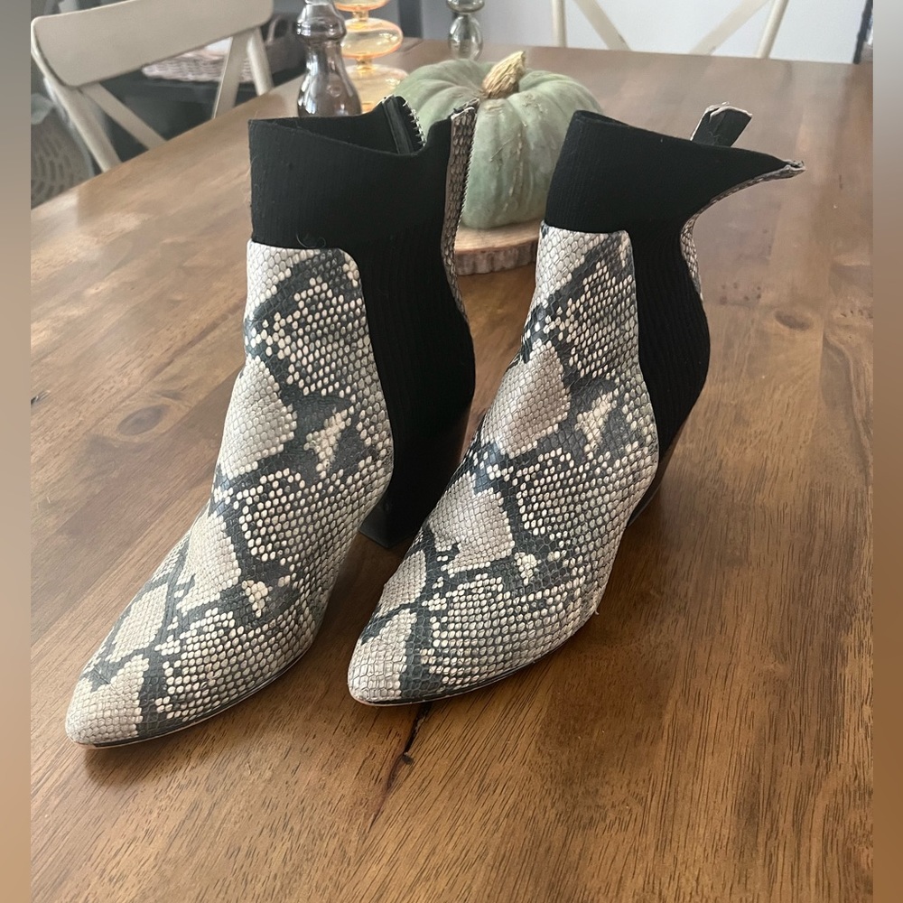 Dolce Vita Snakeskin Booties